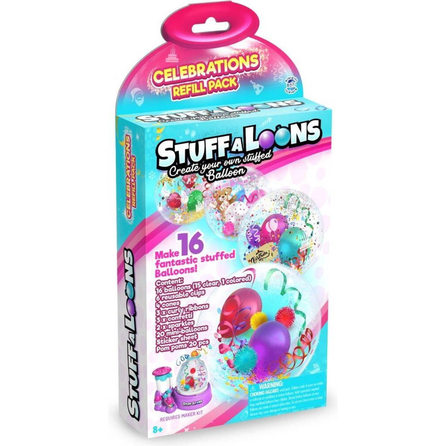 Stuff-a-loons Ballonnenpakket Celebrations 30 Cm Latex 75-delig