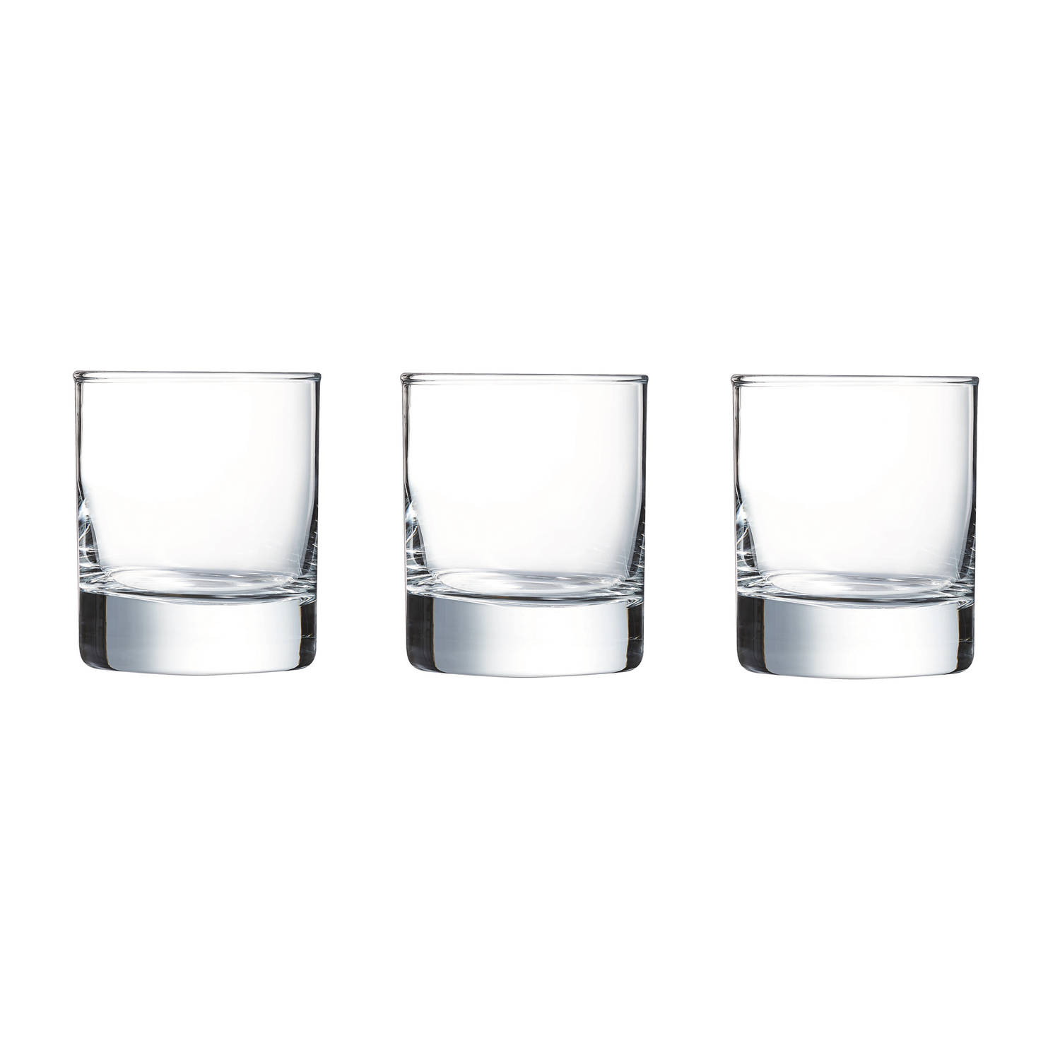 12x Stuks Tumbler Waterglazen-whiskyglazen Transparant 200 Ml Glazen Drinkglas-waterglas