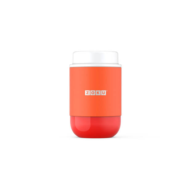 Zoku - Neat Stack Voedselcontainer 475 ml - Roestvast Staal - Oranje