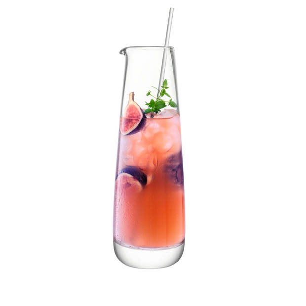 L.S.A. - Bar Culture Karaf met Roerstaaf 1,25 liter - Glas - Transparant