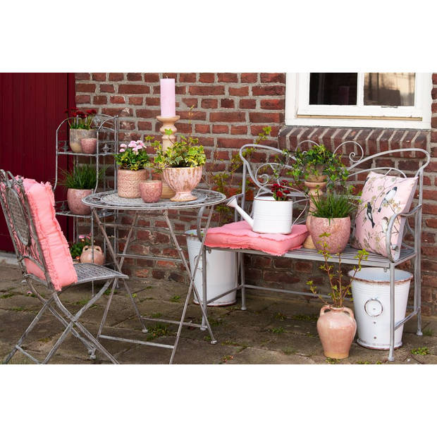 Clayre & Eef Roze Bloempot Ø 20*19 cm 6CE1250L