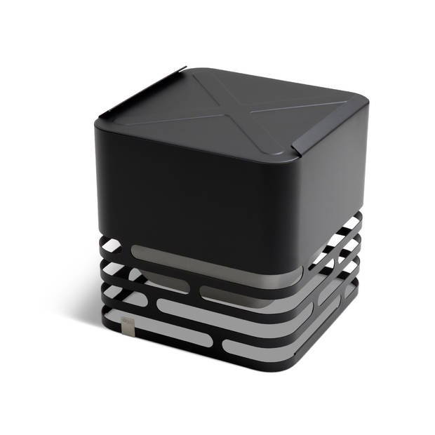 Höfats - Cube Vuurkorf - Roestvast Staal - Zwart