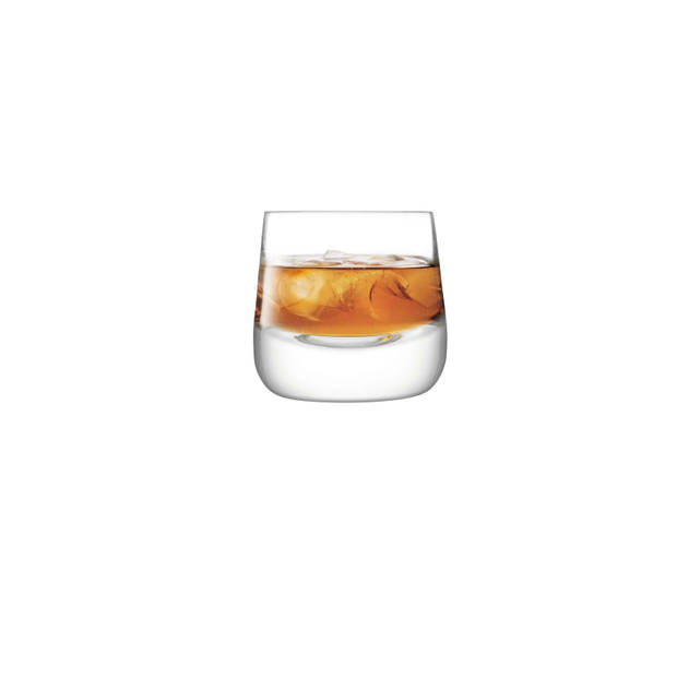 L.S.A. - Bar Culture Whisky Glas 220 ml Set van 2 Stuks - Glas - Transparant