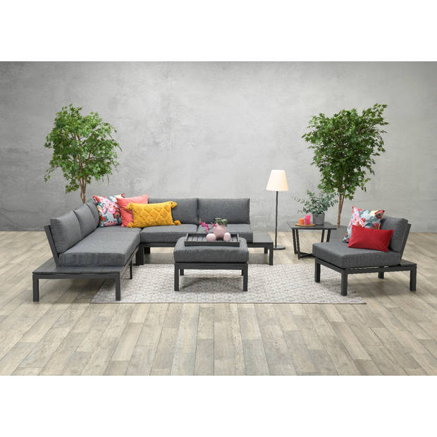 Garden Impressions Annabella lounge fauteuil - black/mystic grey