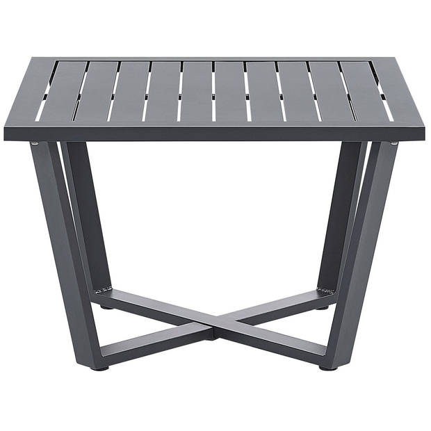 Beliani VIZZINI - Loungeset-Grijs-Aluminium