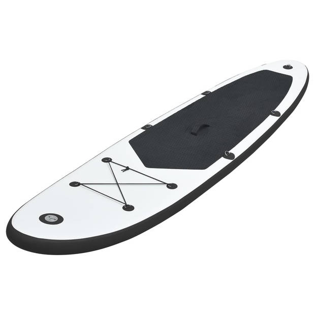 vidaXL Stand-up paddleboard opblaasbaar zwart en wit