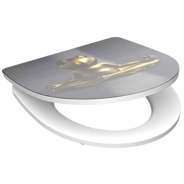 SCHÜTTE Toiletbril met soft-close RELAXING FROG duroplast hoogglans