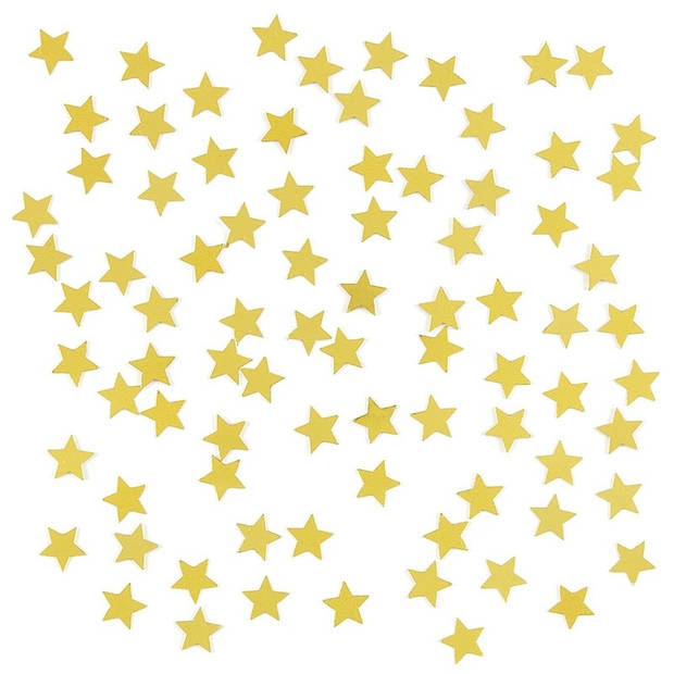 Gouden sterretjes confetti versiering 15 gram - Confetti