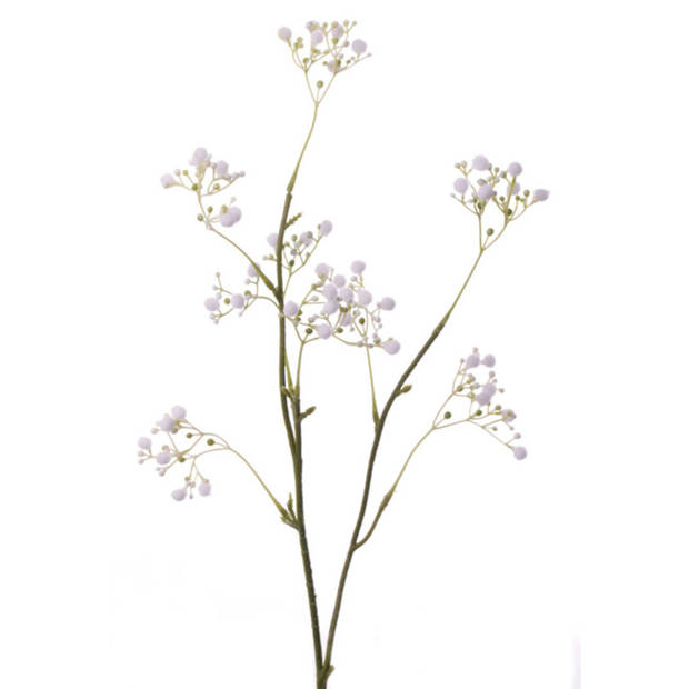 Kunstbloemen Gipskruid/Gypsophila takken wit 66 cm - Kunstbloemen