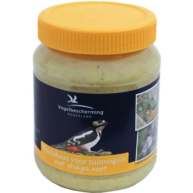 Vogelbescherming Vogelvoer - pot - pindakaas met noot - 330gr - Vogelvoer