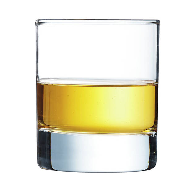 6x Stuks tumbler whiskyglazen/drinkglazen 200 ml - Whiskeyglazen