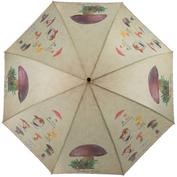 Esschert Design paraplu Paddestoelen 120 cm polyester beige