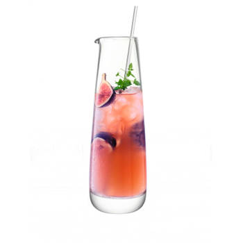 L.S.A. - Bar Culture Karaf met Roerstaaf 1,25 liter - Glas - Transparant