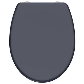 SCHÜTTE Toiletbril met soft-close quick-release ANTHRAZIT duroplast