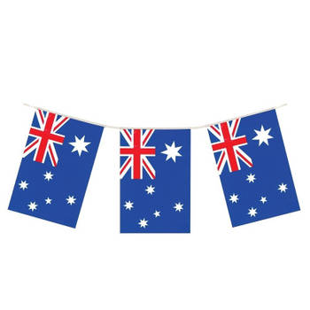 Australische vlaggenlijn 4 meter landen decoratie - Feestslingers