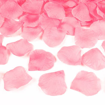 Lichtroze rozenblaadjes 500x stuks - Rozenblaadjes / strooihartjes