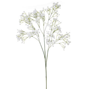 Kunstbloemen Gipskruid/Gypsophila takken wit 95 cm - Kunstbloemen