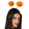 Halloween/horror verkleed diadeem/tiara - met pompoenen - kunststof - dames/meisjes - Verkleedhoofddeksels