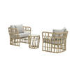 Garden Impressions Colonial loungeset 3-delig - natural rotan/ sand