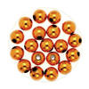 240x stuks sieraden maken glans deco kralen in het oranje van 10 mm - Hobbykralen