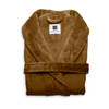 Zo Home Flanel Fleece Badjas Cara - cognac brown - S