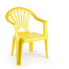 Kunststof geel kinderstoeltjes 35 x 28 x 50 cm - Kinderstoelen