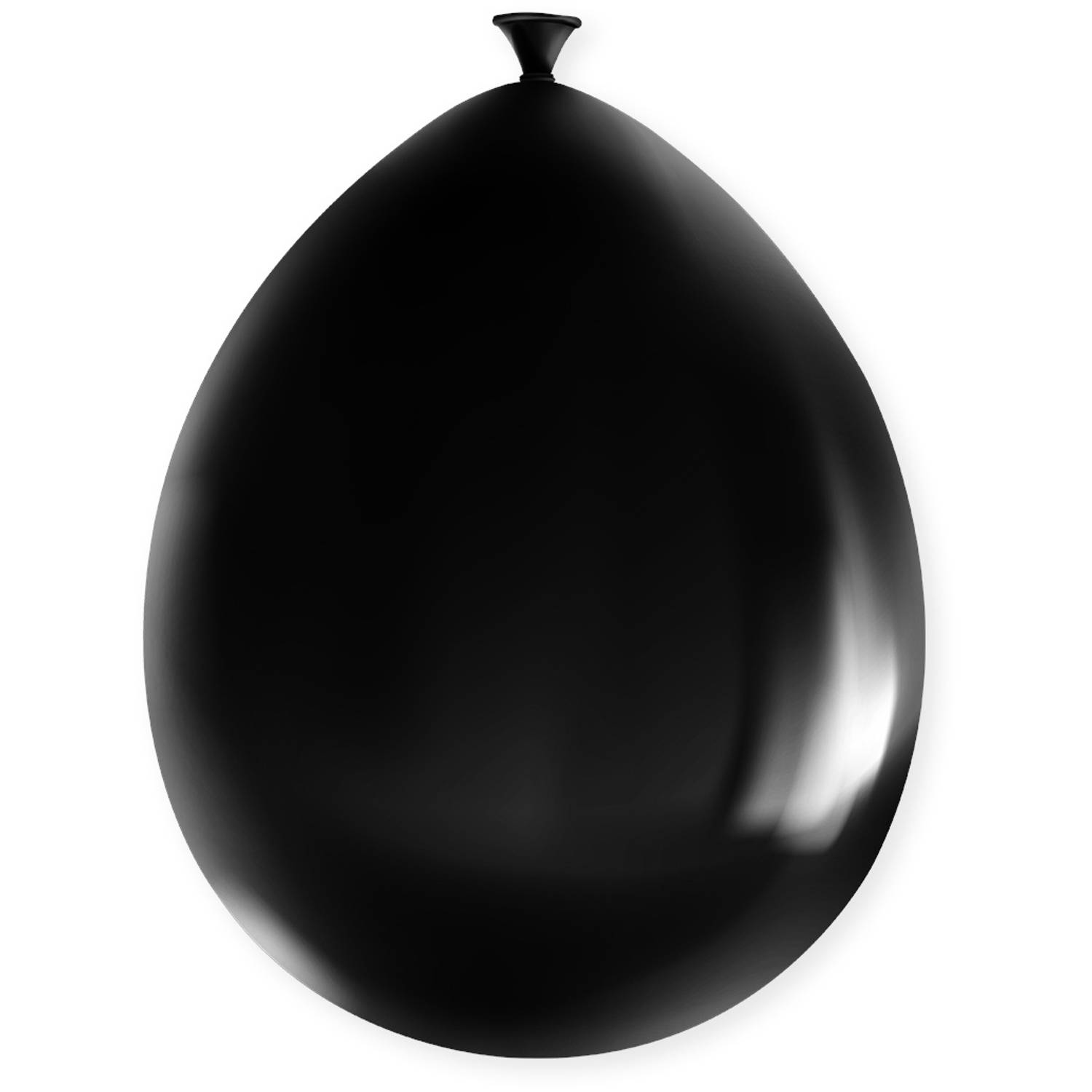Paperdreams Party Ballonnen - Zwart metallic 8 stuks 30cm
