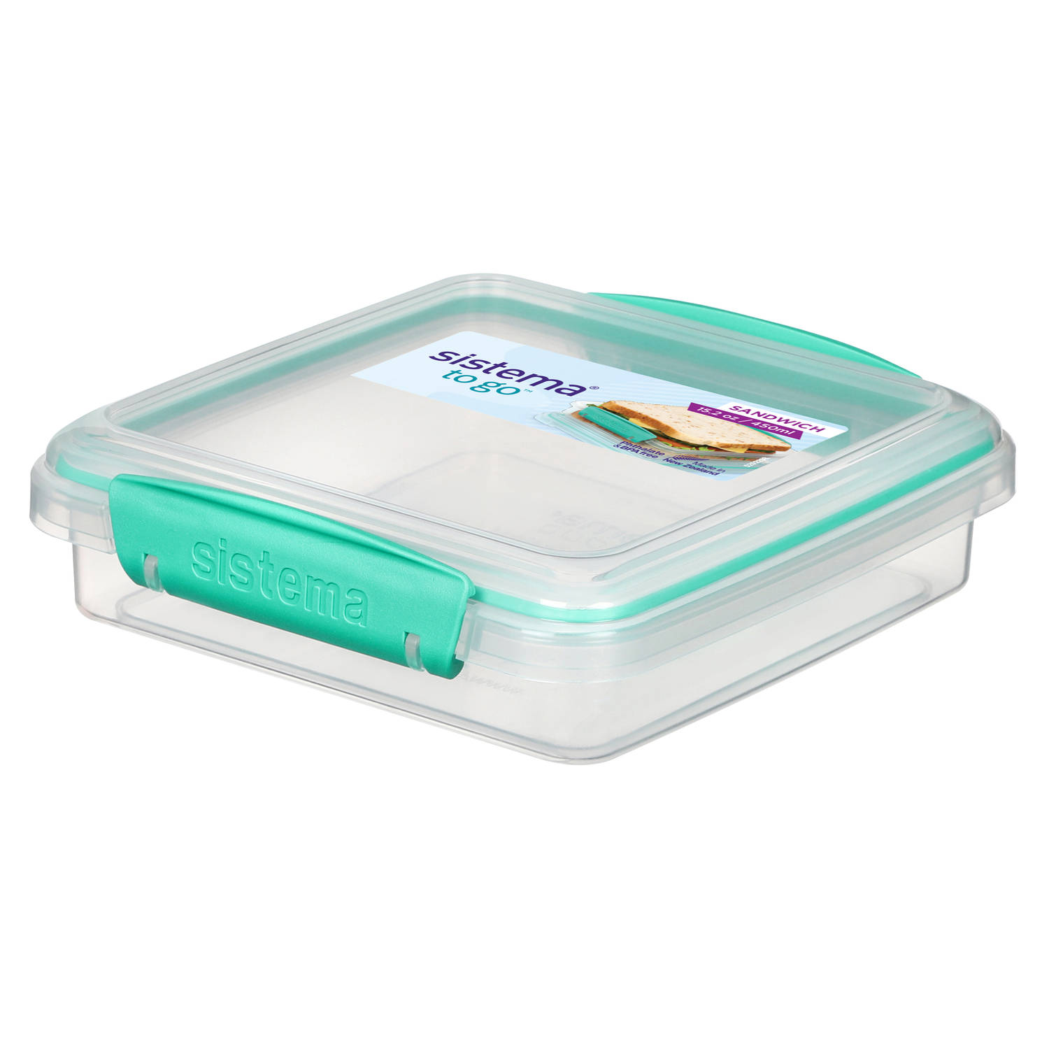 Specificiteit professioneel Uitgebreid Sistema To Go lunchbox Minty Teal 450ml (9 ass.) | Blokker