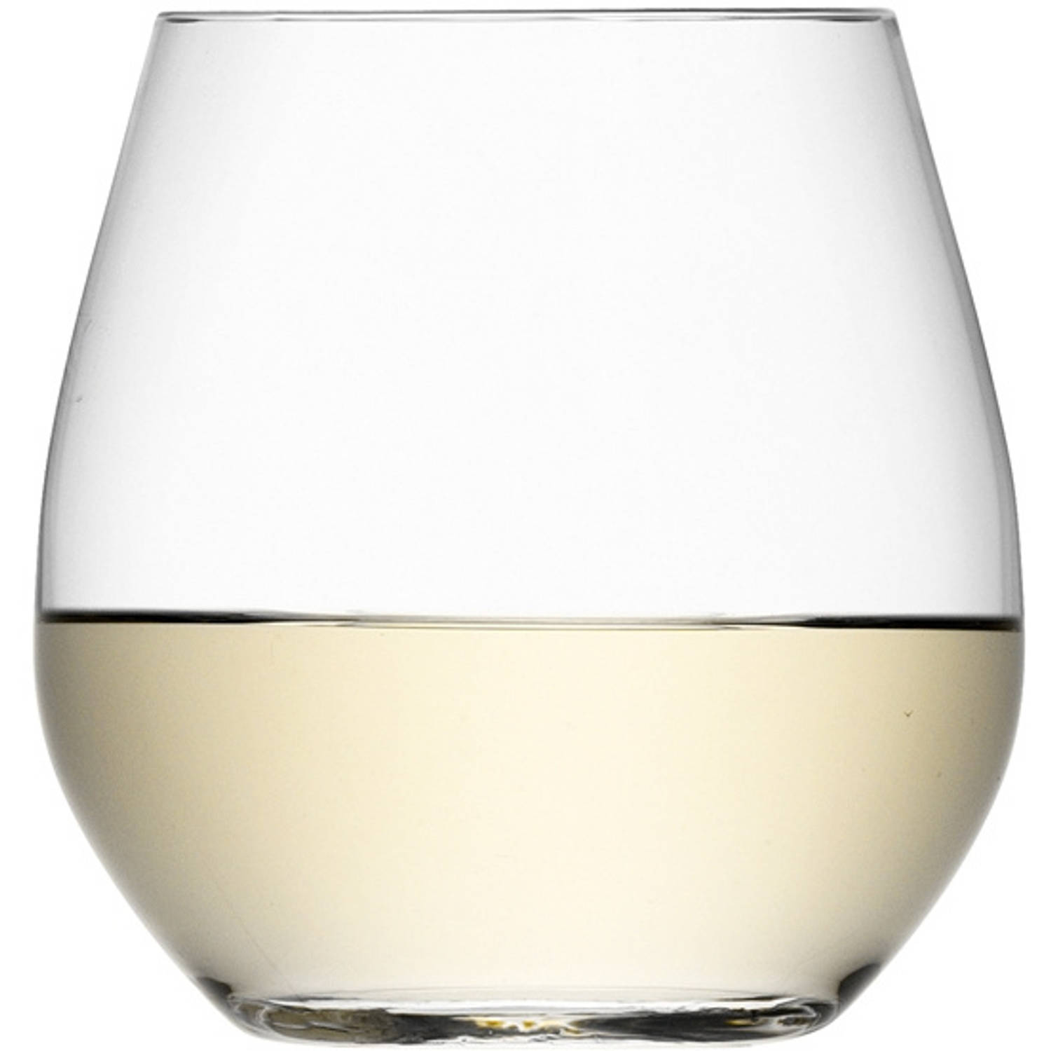 L.S.A. wijnglazen Wine 370 ml glas transparant 4 stuks