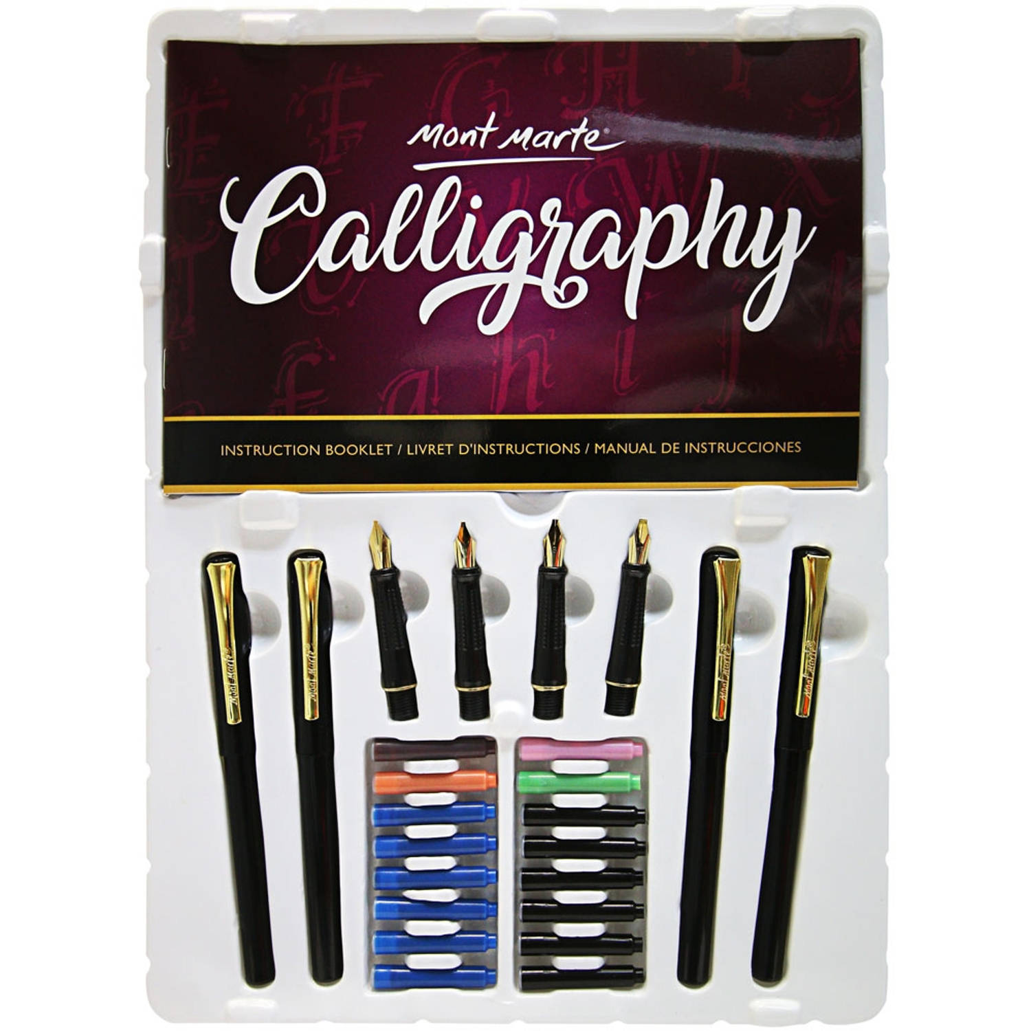 Mont Marte® 26-delige kalligrafie set - kalligrafiepennen