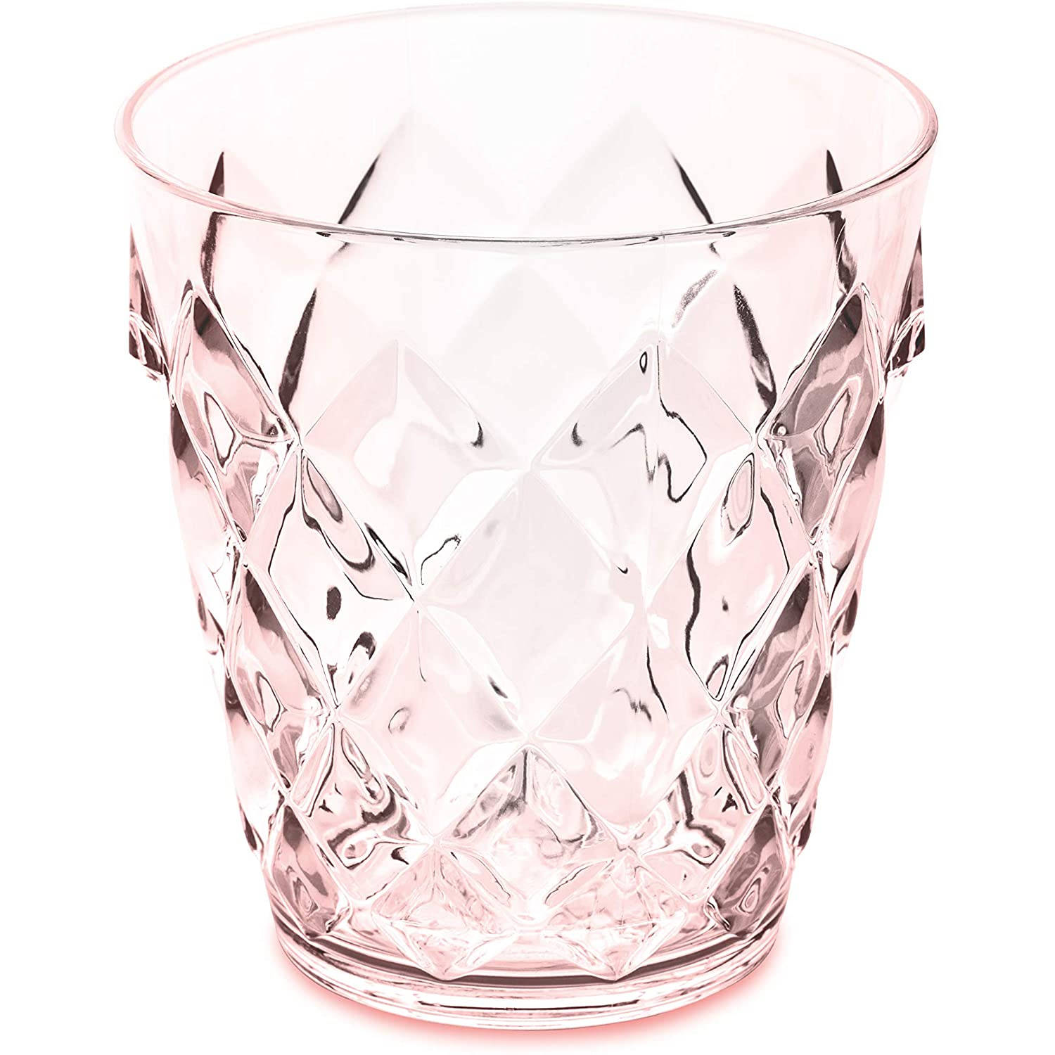 tetraëder Ruim heet Koziol drinkglas Chrystal S 250 ml thermoplast roze | Blokker