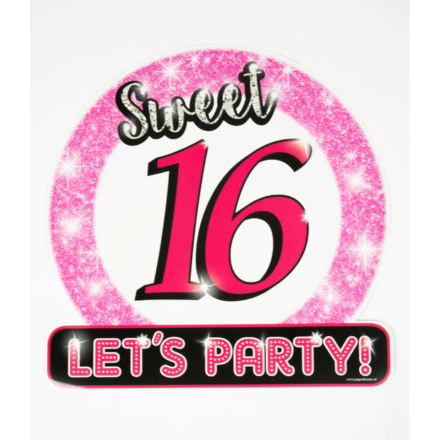 Sweet 16 pakket verjaardag feestversiering - Feestpakketten