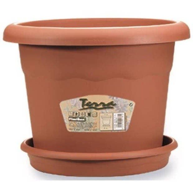 PLASTIKEN Bloempot - Ø 60 cm rond - Terracotta