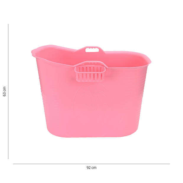 Zitbad Voor Volwassenen - Bath Bucket - Roze - 185L