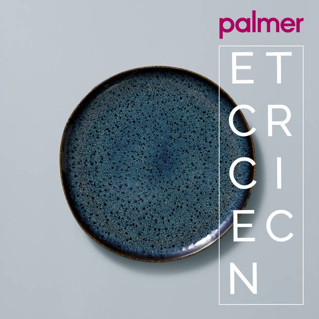 Palmer Serviesset Eccentric Stoneware 6-persoons 24-delig Blauw