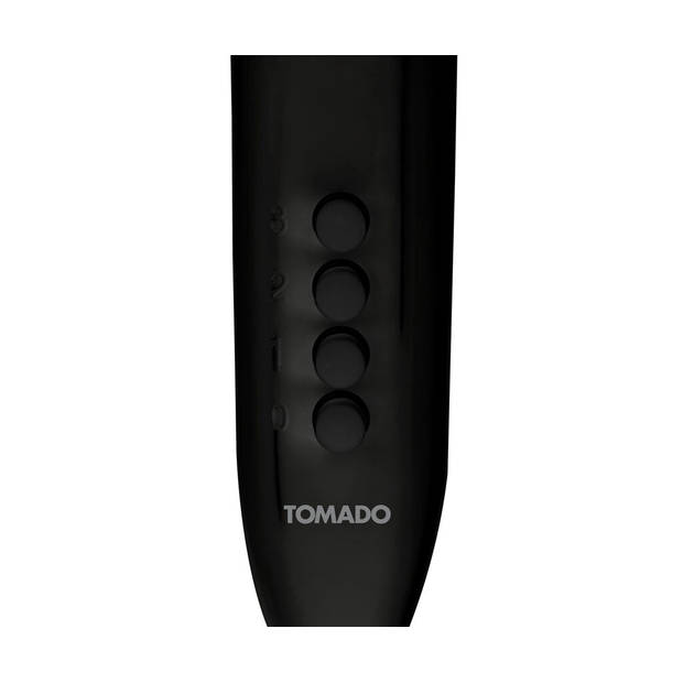 Tomado TFS4003B - Statiefventilator - 40 cm - In hoogte verstelbaar - Zwart