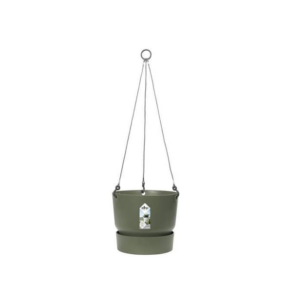 ELHO Greenville 24 hangende bloempot - Buiten - Ø 23,9 x H 20,3 cm - Bladgroen