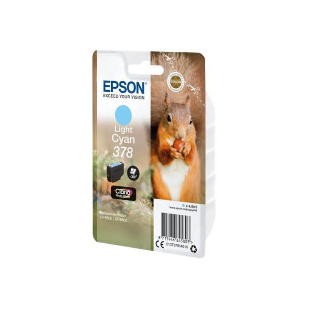 EPSON - inktcartridge 378 - 4,8 ml - Lichtcyaan