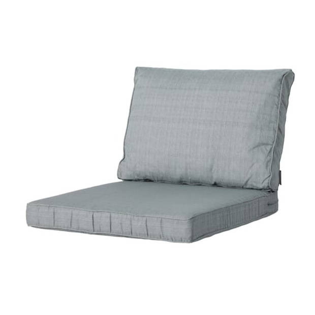 Madison loungekussen Basic 73 x 43 cm katoen/polyester grijs