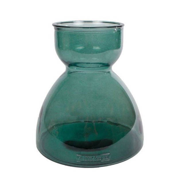 Gifts Amsterdam vaas Diabolo 22 x 21 cm glas groen