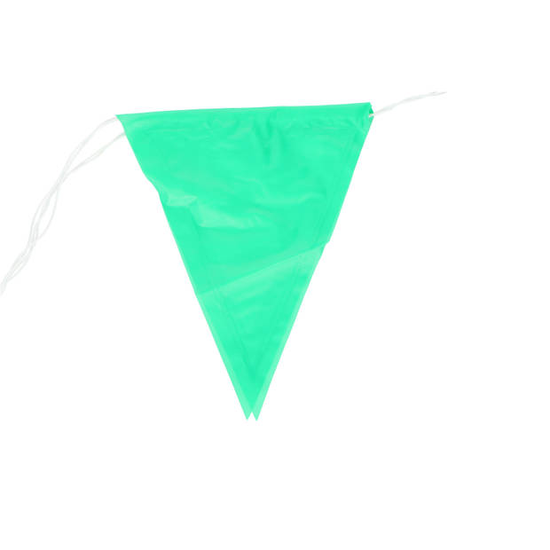 Vlaggenlijn met Led-verlichting - 5 Meter - 10 Vlaggetjes - voor Buiten - Outdoor - Feestslinger