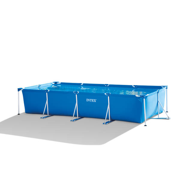 Zwembad Comfort Pakket - Intex Frame Pool Rechthoekig 450x220x84 cm