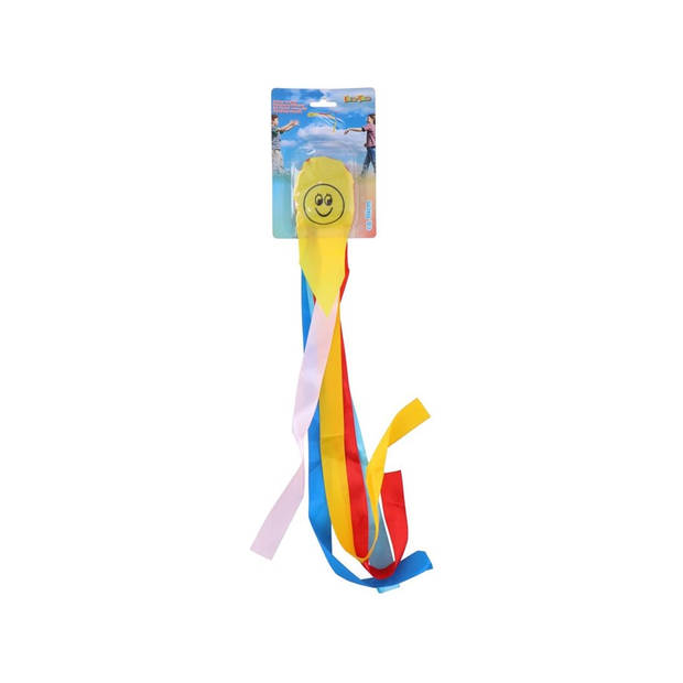 Eddy Toys gooislinger 64 cm kunststof geel/blauw