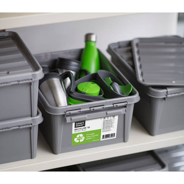 SmartStore - SmartStore Recycled 31 Opbergbox 32 liter - Polypropyleen - Grijs