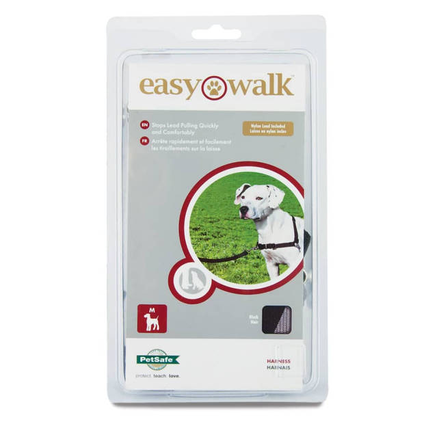 EASY WALK Harnas M - zwart - voor hond