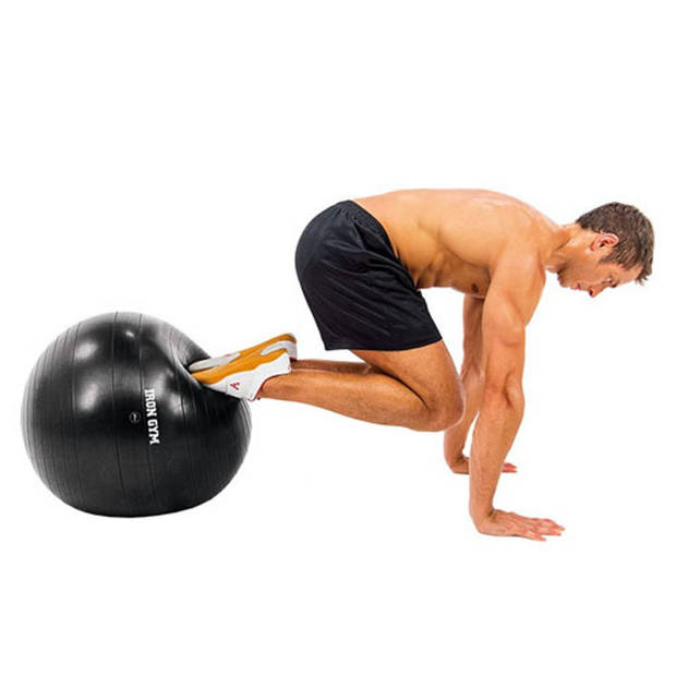 Iron Gym exercise ball, fitnessbal, stabiliteitstraining,incl.pomp, 75 cm