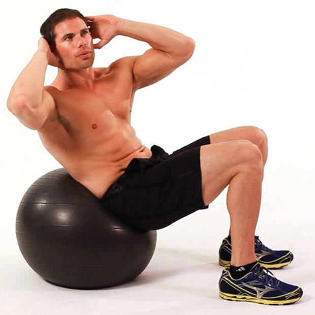 Iron Gym exercise ball, fitnessbal, stabiliteitstraining,incl.pomp, 75 cm