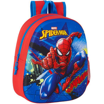 SpiderMan Rugzak 3D Great Power - 33 x 27 x 10 cm - Polyester