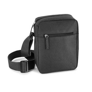 Zwart schoudertasje voor volwassenen 18 x 22 cm - Schoudertas
