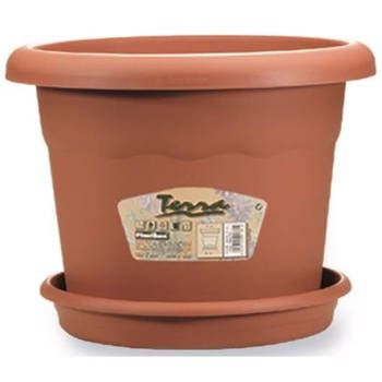 PLASTIKEN Bloempot - Ø 60 cm rond - Terracotta